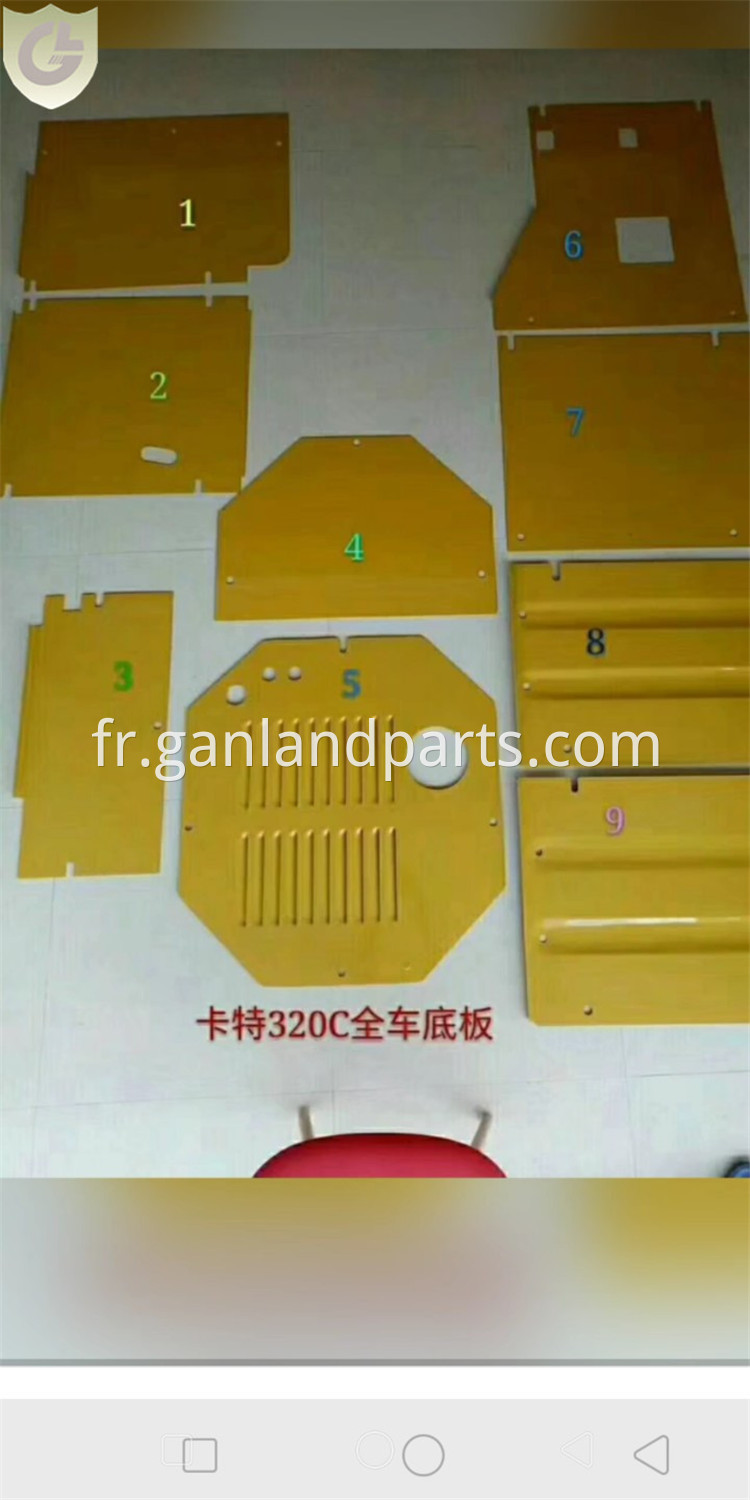 CAT 320C Excavator Covers